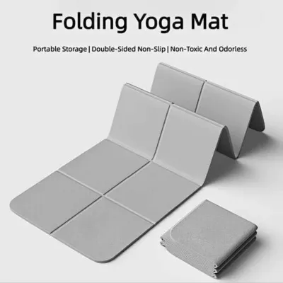 LINNINI Matras Yoga Lipat Anti Slip 4mm Double Side