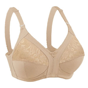 MOM bra 36F-46F Full cup C/D/DD/E/F Cotton bras for women push up bra without steel rings thin breathable large size 80-115 C01