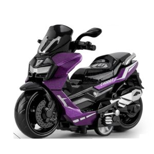 BEIBEI Pull-back Motorcycle Model Diecast Miniature Mini Motorcycle Portable Vehicle Toy Simulation Motorcycle Toy Collection