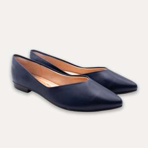 DEAR BLISS Adella Napa Marine Pointed Toe Flats