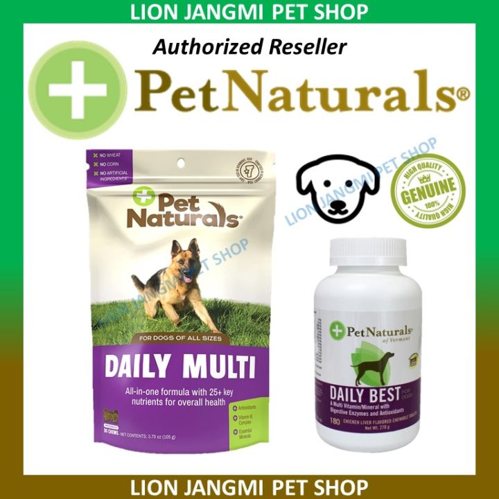 Dog Supplement Vitamin Pet Naturals Daily Best Dog 180pc Daily