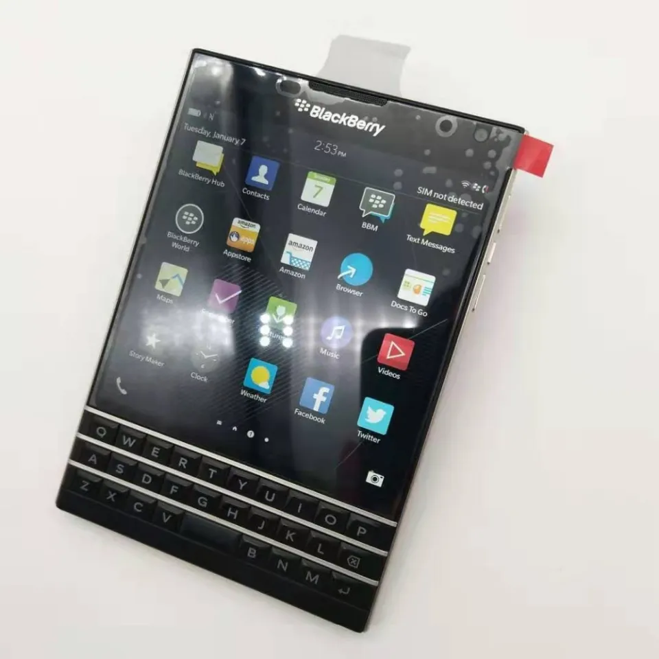 スマートフォン本体 BlackBerry Passport SQW100-1 Black Amazon スマートフォン本体 BlackBerry Passport SQW100-1 Black Amazon