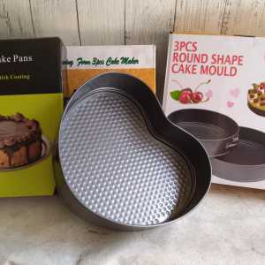 Cetakan Kue Bolu Model Kancing bentuk HATI Home Line