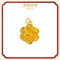 จี้ดอกโบตั๋น (18k) ทองคําแท้ 98.2% น้ําหนัก 1.2 กรัม ทอง หลุด จำนำ gold. 