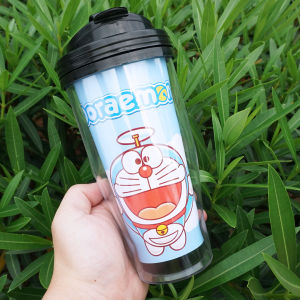 Tumbler DORAEMON Botol Minum Kartun Anak Teman Nobita Shizuka Jaian Suneo Souvenir Tumblr