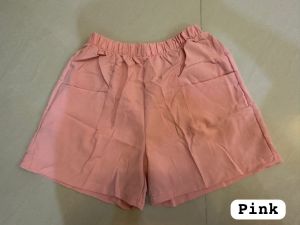 Women Summer Loose Short Pants Perempuan High Waist Fashion Korean Shorts Solid Casual(Ready stock)