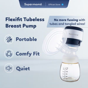 Supermama Lab Flexifit Tubeless Breast Pump | Wireless | Silent & Portable