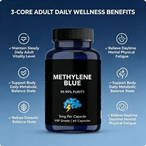 Methylene Blue CapsulesSupport Adult Daily Vitality & Metabolic Wellness Supplement60ct