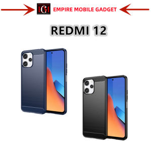 REDMI NOTE 10S / REDMI NOTE 10 (4G) / REDMI 12 Carbon Fiber Soft TPU Silicon Back Case
