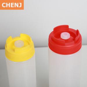 [COD] CHENJ KITCHEN Plastic Sauce Bottles Double Head Squeeze Bottles Tomato Dispenser Big Size