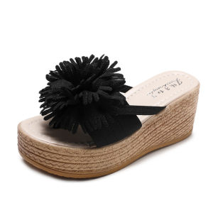 Free Shipping Baotou WomenS Half Slippers 2026 Spring New Style Thick-Soled Slip-On Backless For Outdoor Wear Half-Toe Flats