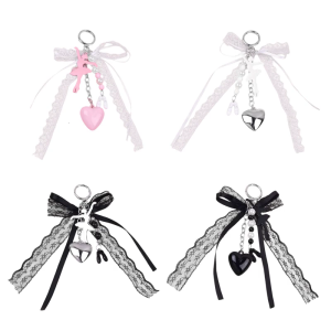 Sáng Tạo móc chìa khóa xe cô gái múa ba lê keyrings Móc Khóa Trái Tim Charm gắn túi đáng yêu cung Keyring đồ trang trí mặt dây chuyền quyến rũ