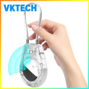 [Vktech] For AirTag Case W/ Allen Key Locking System For Air Tag Keychain Holder Anti-Lost Protective Case for Keys Luggage Pets