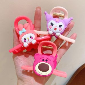 Sanrio Hello Kitty Hairpins for Women Cute My Melody Hair Clips Cartoon Kawaii Hair Accessory Kuromi Hair Claws Girls Kids Gifts