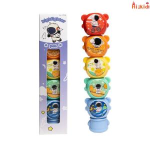 [SG Seller]Kawaii Stacking Splicing High Set Lovely Animal Block Fluorescent Marker Pas Highlight Pen For Note