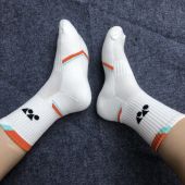 VỚ YONEX CAO CỔ MẪU MỚI 2022 TẤT THỂ THAO CẦU LÔNG BÓNG CHUYỀN TENNIS MÀU TRẮNG CAO CẤP GIÁ RẺ SPORT SOCKS 1987