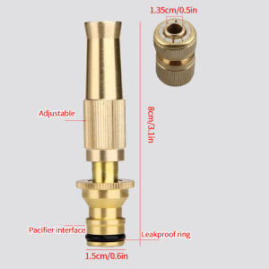 SUNDAR High Pressure Brass nozzle Spray Gun with Hose Adjustable Sprayer Quick Connector Garden  Washer