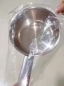Stainless Steel Water Ladle Long Square-Handle Ladle Format For canteens kitchens and large-container serving Kitchen accessory for baking meal preparation serving and homemade recipes