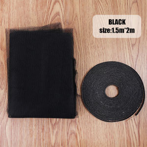 Indoor Anti-Insect Anti Mosquito Cuttable Window Screen Invisible Mosquito Net For Living Room Summer Self-adhesive Fly Screen Window Removable Anti Mosquito Net