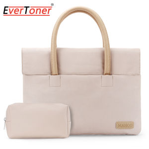 EverToner Laptop Bag 15.6 Inch Classic Slim Briefcase Messenger Bag Simple Ultra-light Large-capacity Laptop Case for 13.3-14 Inch Laptop