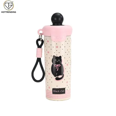 Bình giữ nhiệt CUP NIUMI ống hút mới INOX 316 dung tích 600ml màu gradient chống tràn mang đi làm đi học