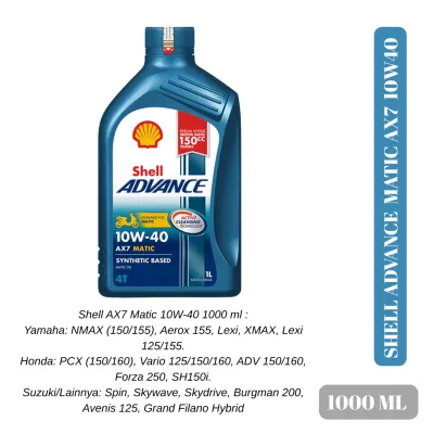 Oli Shell Matic AX5 AX7 10W30 800 ML 100% ORIGINAL Oli Vario Beat Mio Scoopy Spacy Mio Xride dll