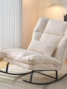 Rocking Chair Folding Sofa Bed for Adults Recliner Lazy Sofa Arm Chair Reclining Chair Relaxing Sofa Chair Leisure Rocking Chair