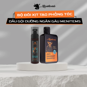 Xịt tạo phồng tóc Menitems tạo độ phồng tự nhiên giữ nếp tạo kiểu không gây bết và nặng tóc 100ML