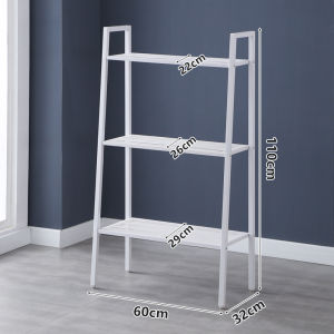 Whtense ชั้นวางหนังสือสูงจากพื้นจรดเพดานในห้องครัว/ชั้นวางหนังสือเหล็กดัดหลายชั้น/ชั้นวางดอกไม้ในห้องนั่งเล่นที่ระเบียง