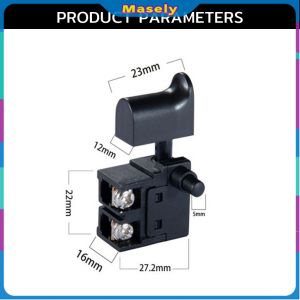 Masely Speed Regulating Switch 6A 250V for Electric Drill Hammer Tool