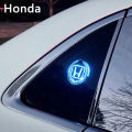 Lampu Led Logo Jendela Mobil Tanpa Sambung Kabel Usb Charging Car Kontrol Cerdas Car Logo Light Logo Honda Toyota Nissan Dll. 
