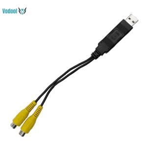 USB To CVBS RCA Video Cable 2 CVBS Output USB To RCA Cable DC 5V USB for Android Multimedia Player for Android TV Player[Vodool Official Center]