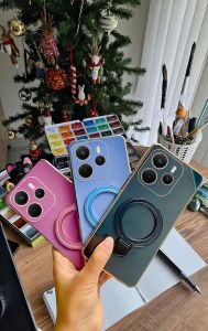 Casing Ring Magsafe Xiaomi Redmi Note 14 4G 5G 14 Pro 5G 14 Pro Plus Magnetic TPU Silikon