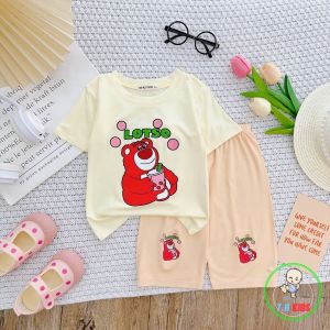 HOÀN TIỀN 20% [9- 27 kg] Bộ Quần Lửng Tay ngắn cho bé gái vải thun lạnh chính hãng MinKy Mom Baby