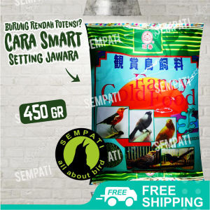 SEMPATI Pakan Burung Anis Poksay Murai Seaweeds 450gr Fancy Gold PKFSWBS