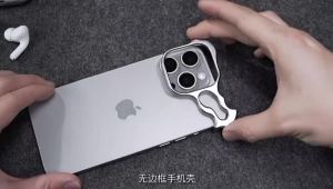 Irregular Titaniun Alloy Bumper Case For IPhone 15 12 13 14 Pro Max Plus With  Film Alien Rimless Cover For IPhone 12 ProMax