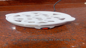 Máy Hấp Luộc Trứng 2 Tầng Đa Năng 350W – Tự Ngắt An Toàn Hấp Khoai Ngô Bánh Bao Tiện Lợi