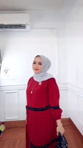 gamis CERUTY renda mutiara/drees