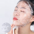 100PCS Masker Wajah Plastik PE Flm Plastic Mask Wrap Serum Wraping. 
