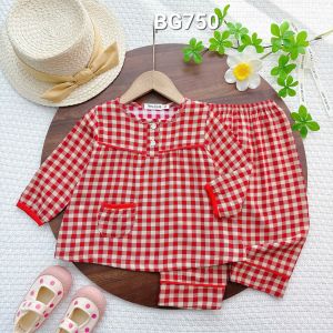 ĐỒ BỘ TOLE LANH BÉ GÁI TAY DÀI QUẦN DÀI MẶC NHÀ MẶC NGỦ