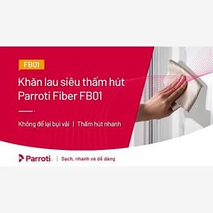 Combo 5 Khăn lau bếp đa năng siêu thấm hút lau kính xe ô tô Parroti Fiber FB01