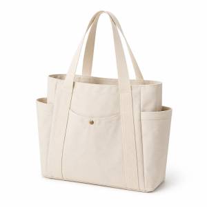 Canvas Tote Bag Women Shoulder Handbag Casual Work School Shopping Bag