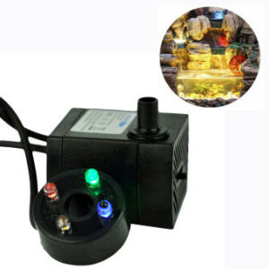 ปั๊มน้ำดำน้ำที่มีไฟLEDปรับการไหลของน้ำสำหรับน้ำพุบ่อพิพิธภัณฑ์สัตว์น้ำปลา