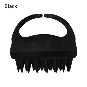 Simple Silicone Hair Scalp Massager Brush Shampoo Brush Wet Dry Scalp Health Hair Washing Comb