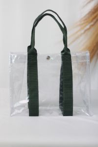 Tas Hampers Mika Transparan Model Tali Melingkar | Tas Hampers Korean