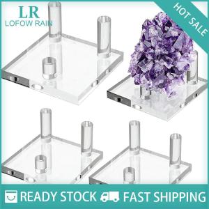 LF Wholesale✨Flash Sale ✨ Acrylic Display Stand Holder Suport Shelf Base For Minerals Rock Specimens Geode Stones Jewelry Small Collectibles Display Rack