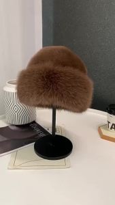 Warm Thicken Cap Thick Warm Plush Mongolian Hat Windproof Fisherman Warm Thicken Cap For Womens