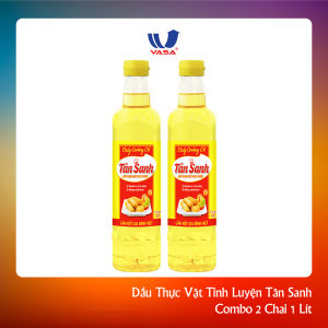 Combo 2 chai Dầu thực vật tinh luyện Tân Sanh
