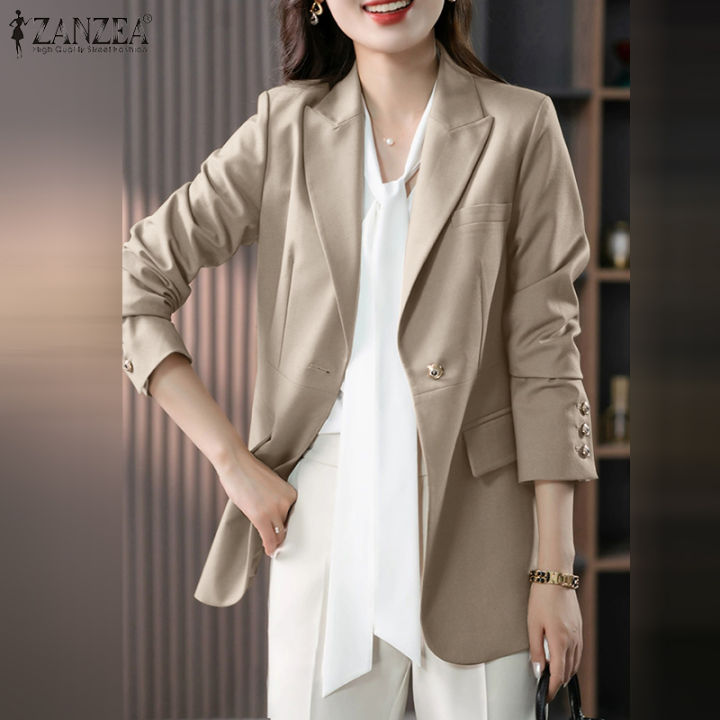 Clearance Salefreeshippingfancystyle Zanzea Korean Style Womens Business Casual Jacket 2269