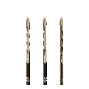 Four-Edged Serrated Eccentric Drill Bit High Hardness Concrete Tile Metal Marble Drill Bit 5-12mm Brick Drilling Tools